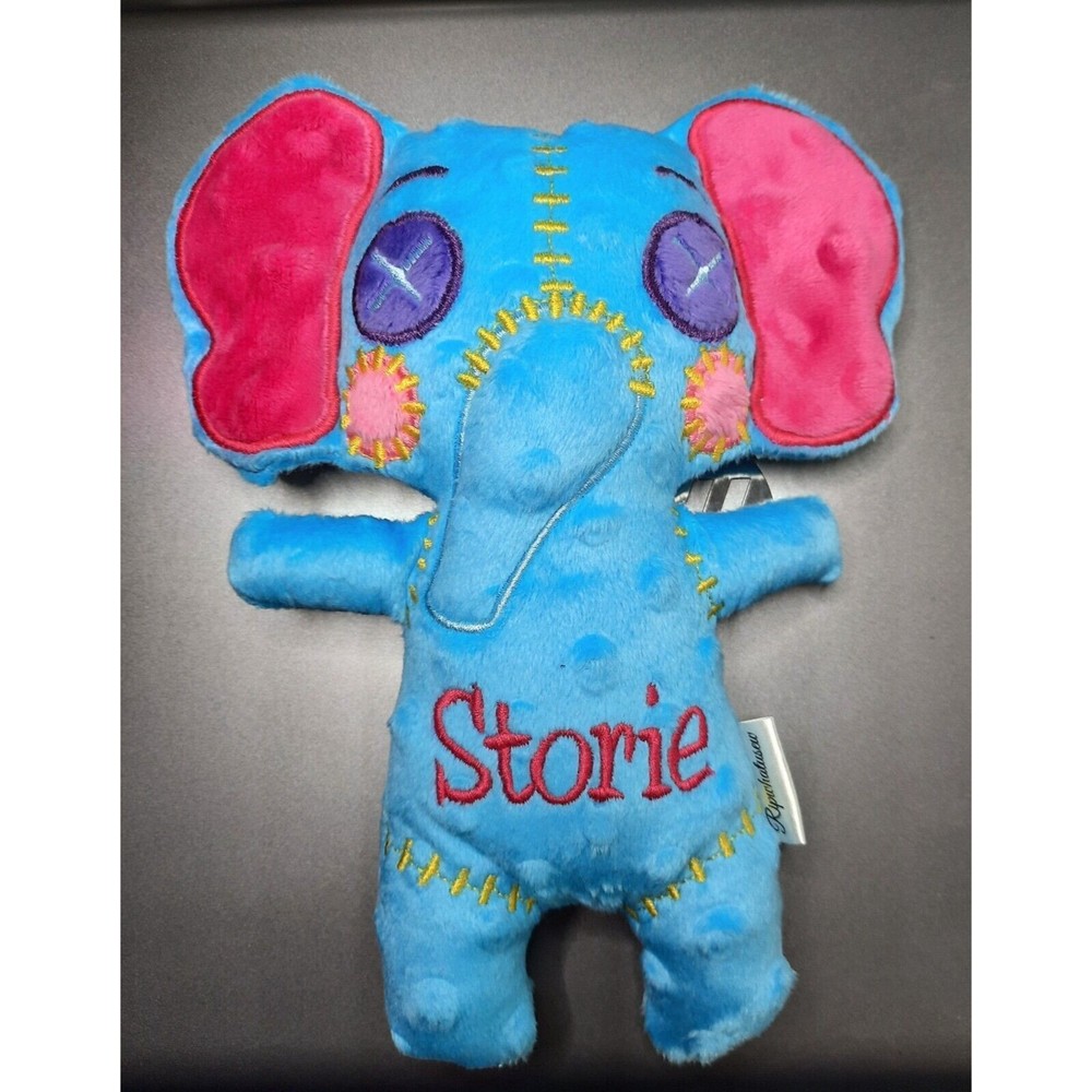 Ello Blue Elephant Cocomelon Plush Toy Handmade Personalizable 8.5" Tall…